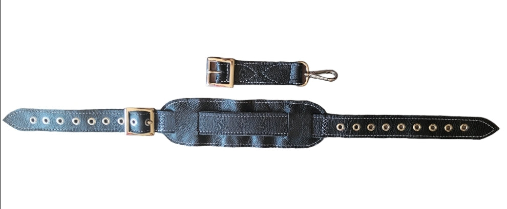 Custom leather satchel