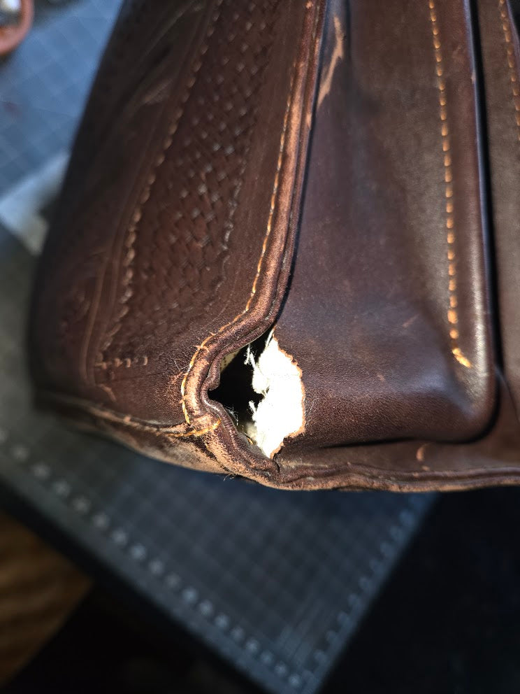 Leather Satchel Repair